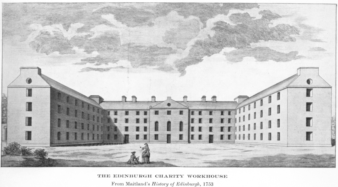 Maitland's engraving of the charity workhouse
